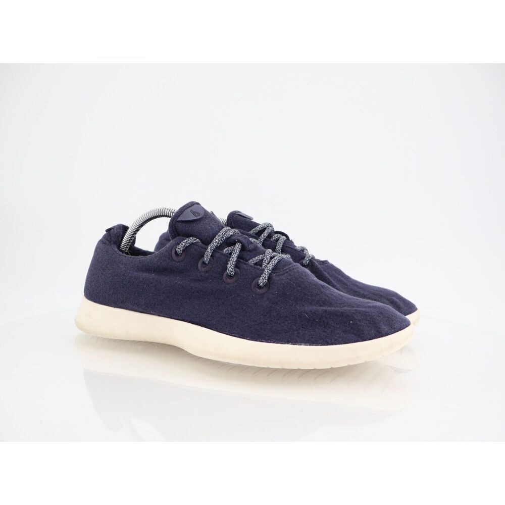 Allbirds Men The Wool Runner Size 12 Merino Sneaker Running Shoe Navy Blue Comfy